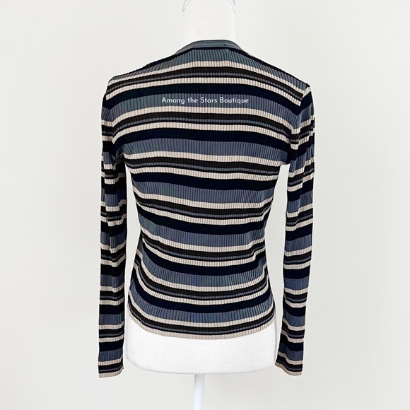Very Rare 90s Vintage Striped Cardigan ASO Jenny in Buffy the Vampire Slayer - Picture 9 of 10